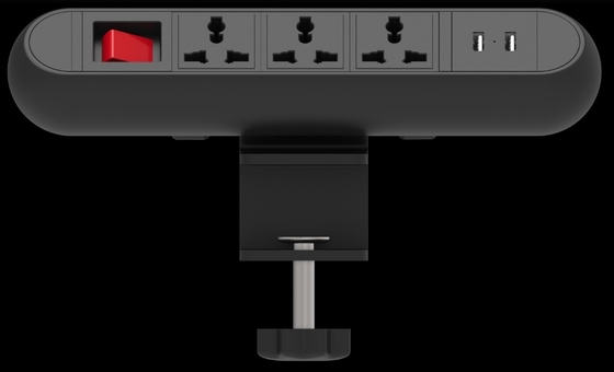 Çin Danışma İşlevli anahtarı evrensel güç çıkışı / USB masa ile kelepçe masası güç soketi ofis masası için / masa Tedarikçi